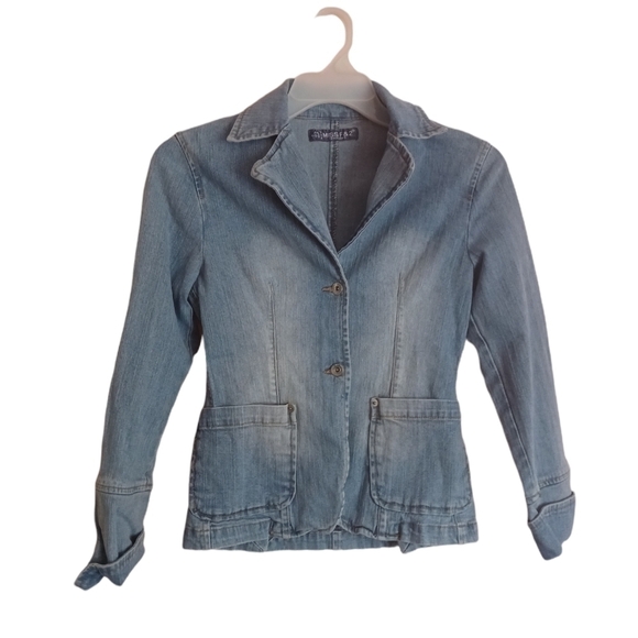 MISS F & 2 VOGUE JEANS JACKET - Picture 1 of 6